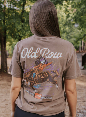 Old Row Banquet Cowboy Tee - Espresso