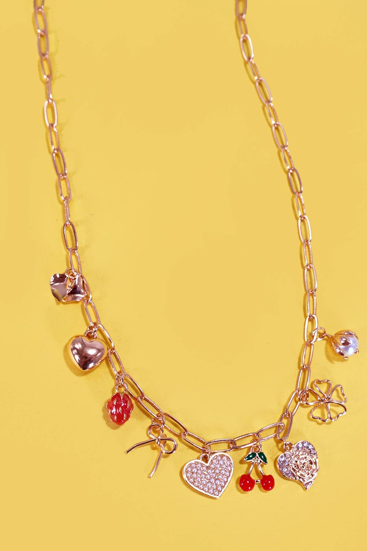 Mia Cherry Charm Necklace