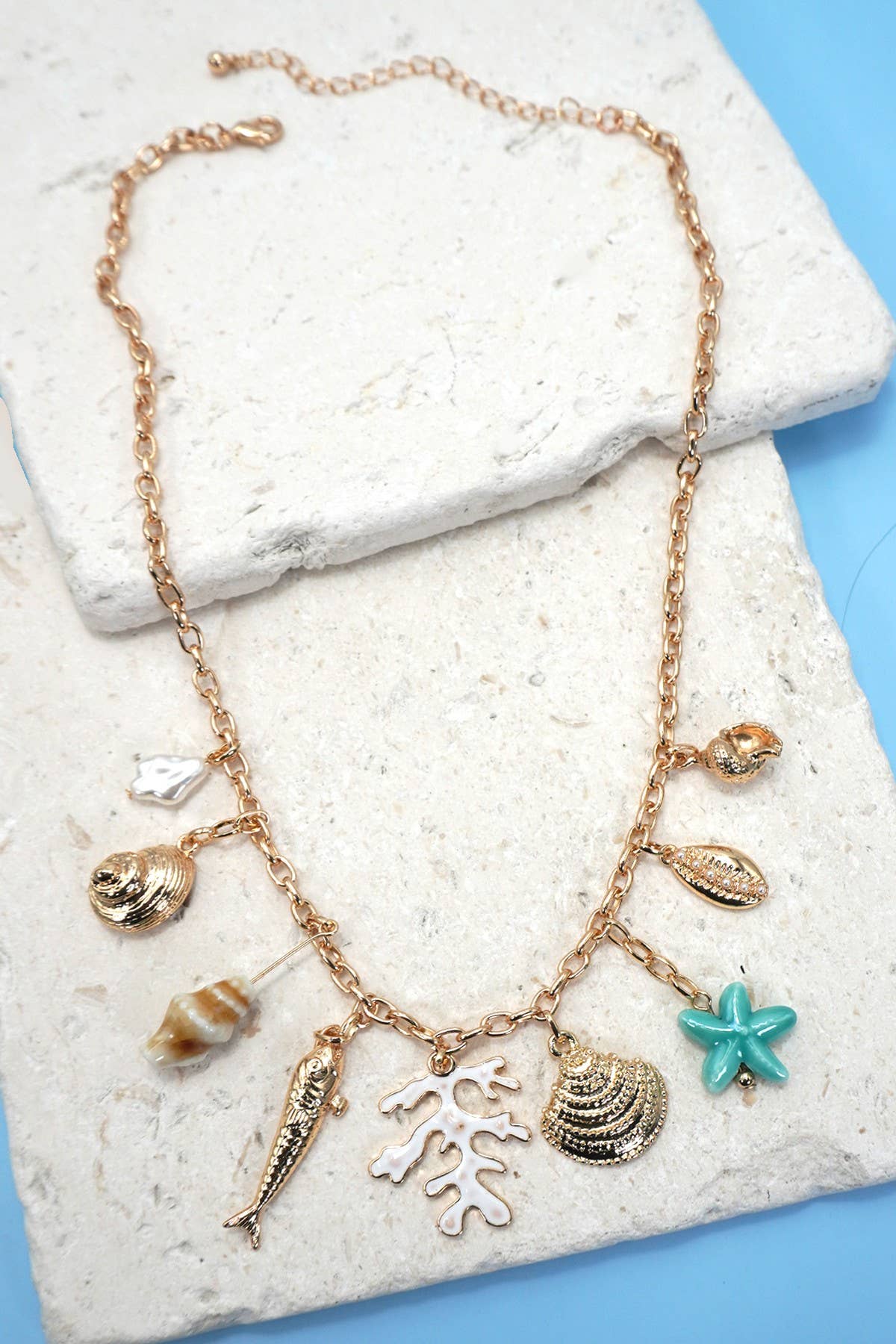 Ocean's Treasure Charm Necklace