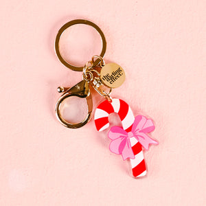 Acrylic Keychain-Candy Cane