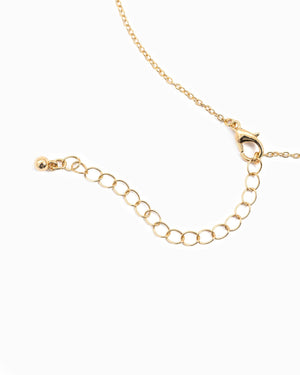 Double Sea Life Sardine Necklace - Gold