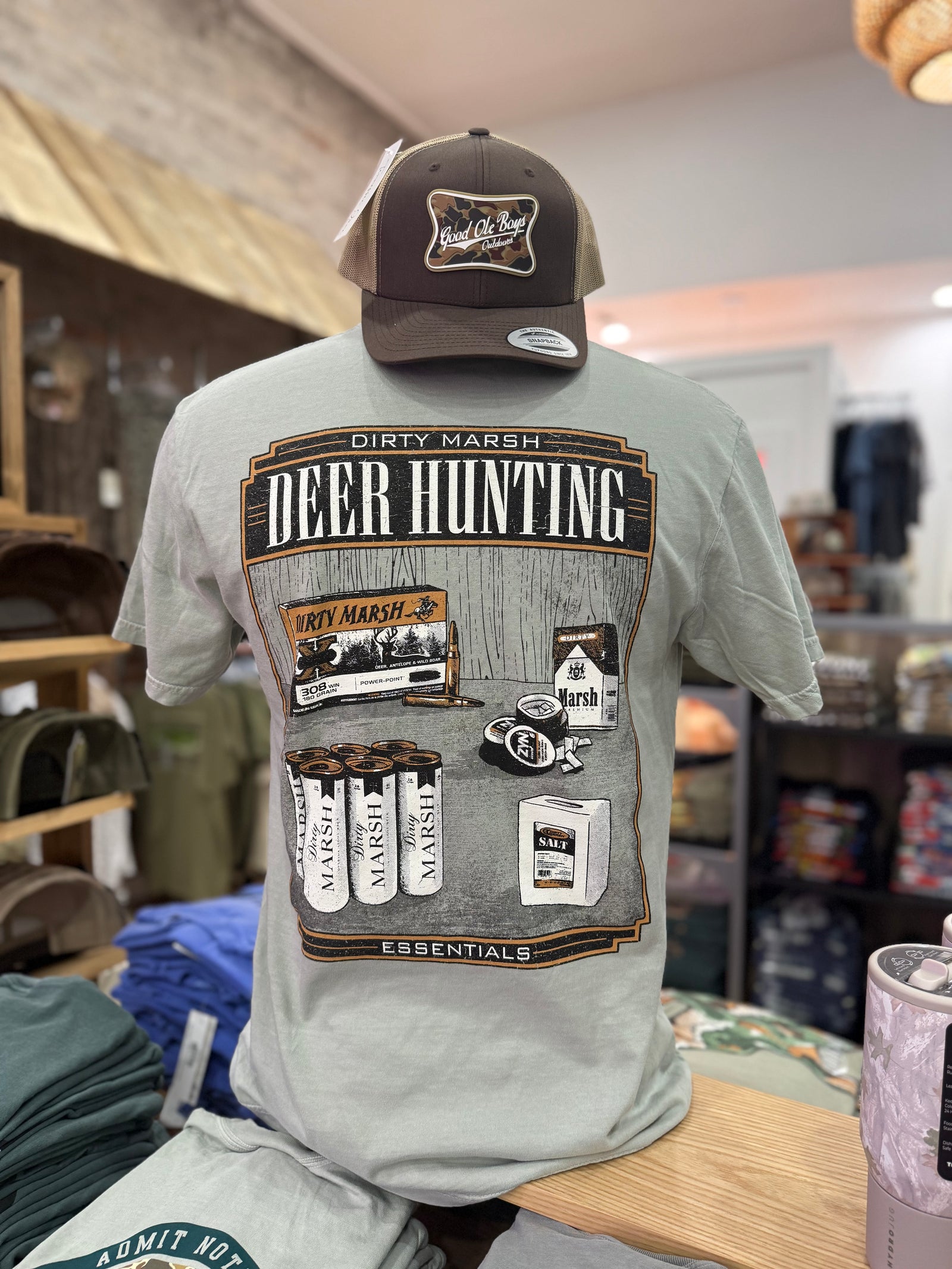 Deer Camp Essentials Tee - Bay