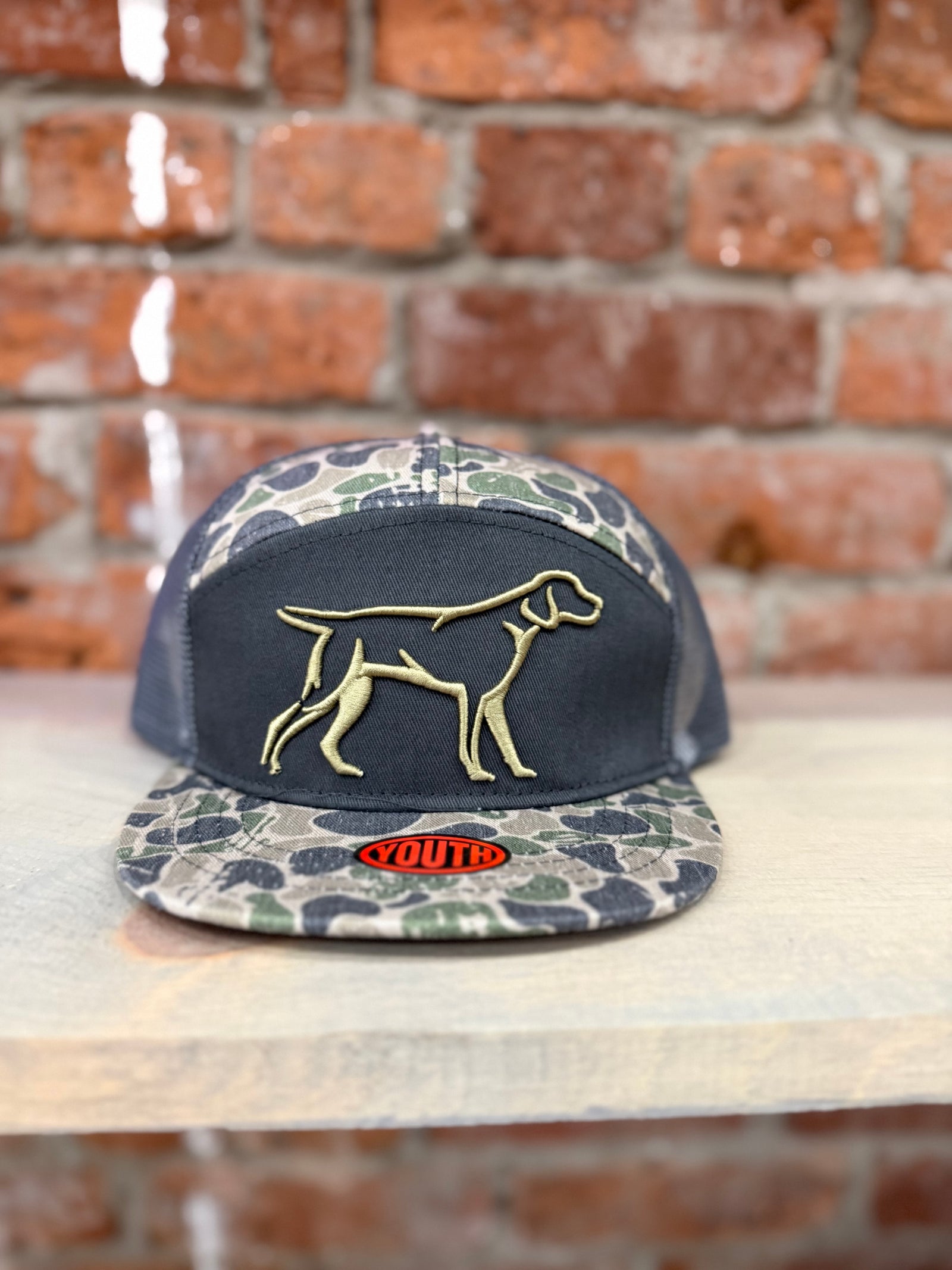 Fieldstone Youth 7 Panel Backwoods Camo Hat