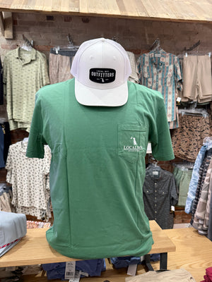 Local Boy Text & Tail Tee - Light Green