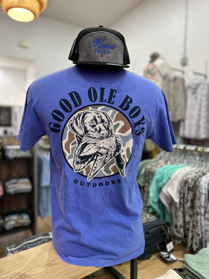 GOB Lab & Mallard Tee - Bright Blue