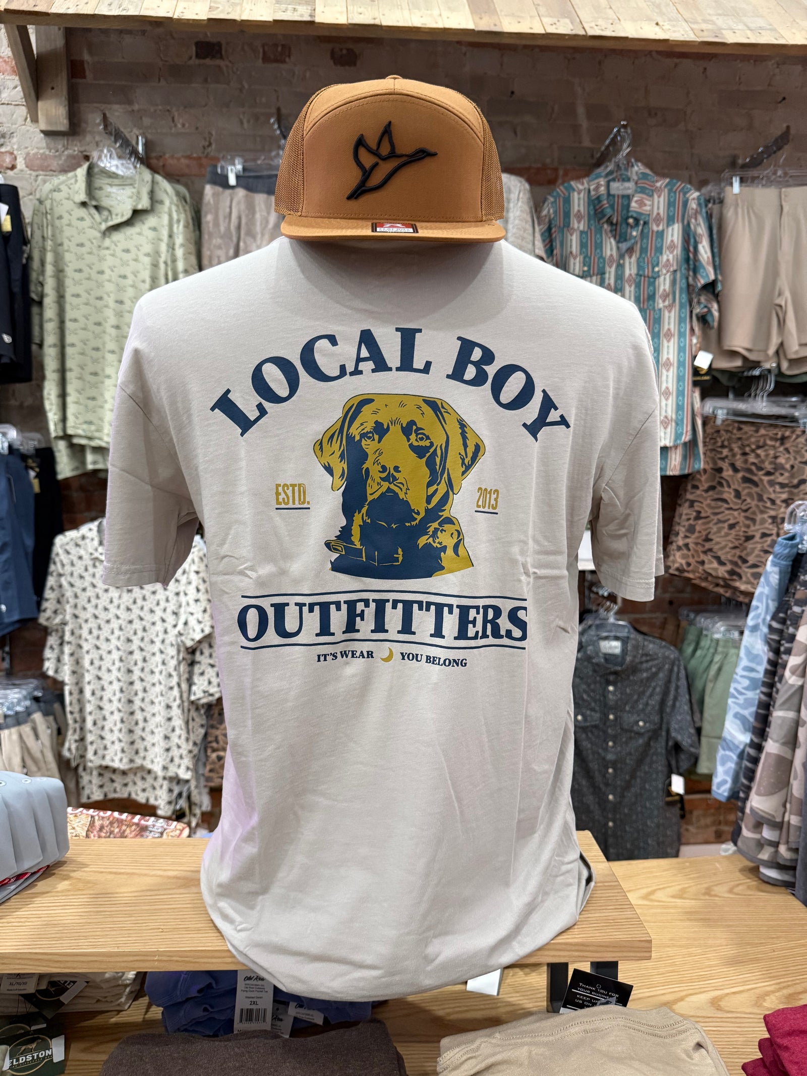 Local Boy Buster SS Tee - Silver