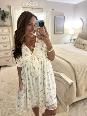 Remember Me Flutter Sleeve Dress