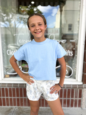 Youth Local Girl Vista Shorts - Saltwater Camo