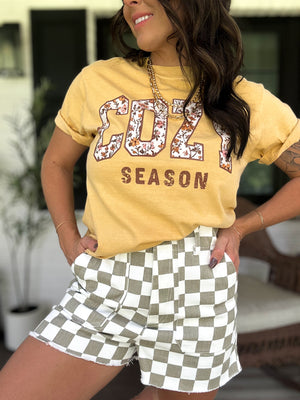 Cozy Season Comfort Colors Tee - Mustard