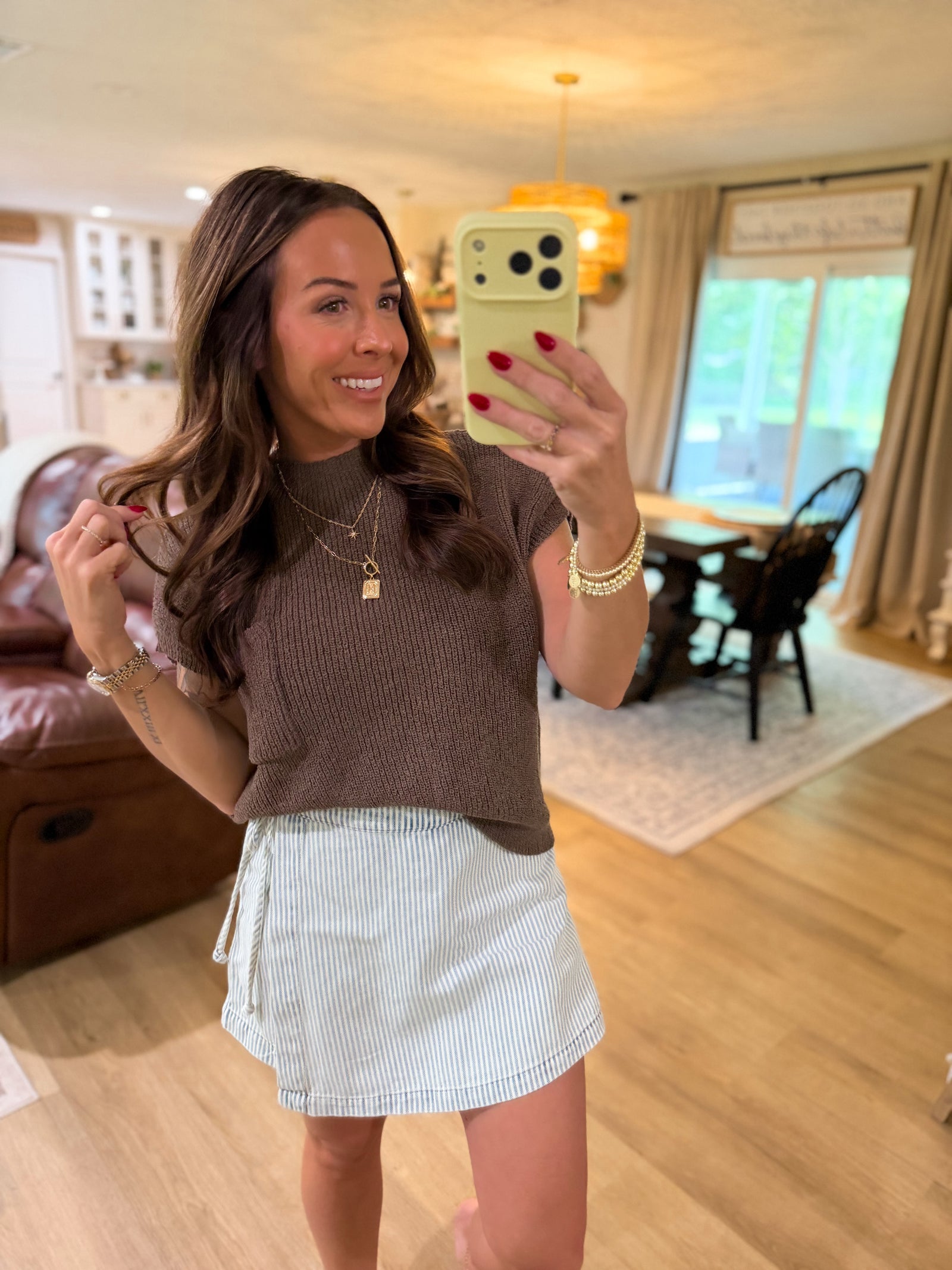 Evelyn Pocket Detail Drop Shoulder Sweater