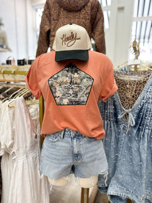 Camo Boot Stitch Comfort Colors Tee