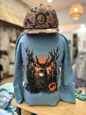 Youth Local Boy Buck Maze Long Sleeve Tee