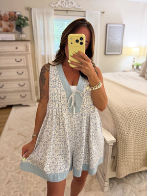 Tammie Floral Printed Romper
