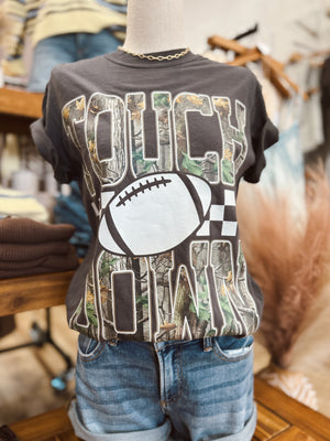 Camo Touchdown Comfort Colors Tee