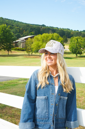 Should've Been a Cowboy - Washed Camo Trucker Hat