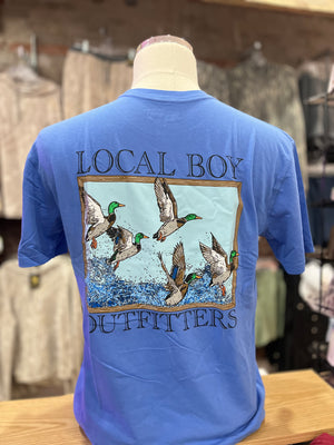 Local Boy Mallard Flock Tee - Marina
