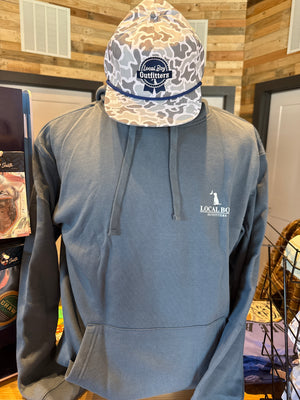 Local Boy Distressed LCF Cobalt Circle Hoodie