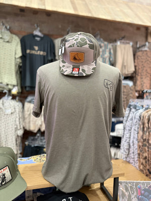 Shoot & Reel FL Flag/Gator Tee - Dark Gray