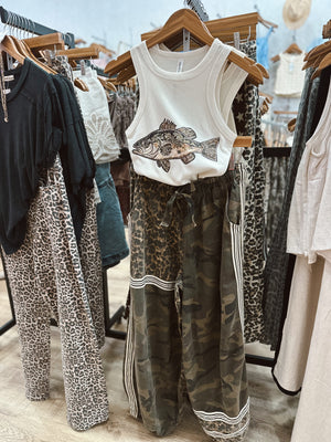 Faux Rhinestone Bass Tank