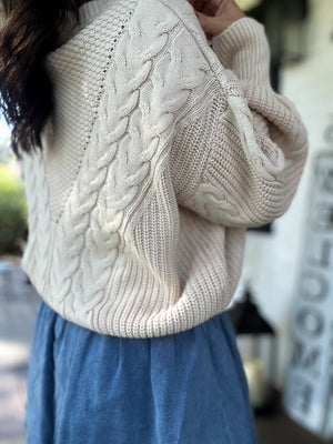 Adeline Cable Knit Sweater