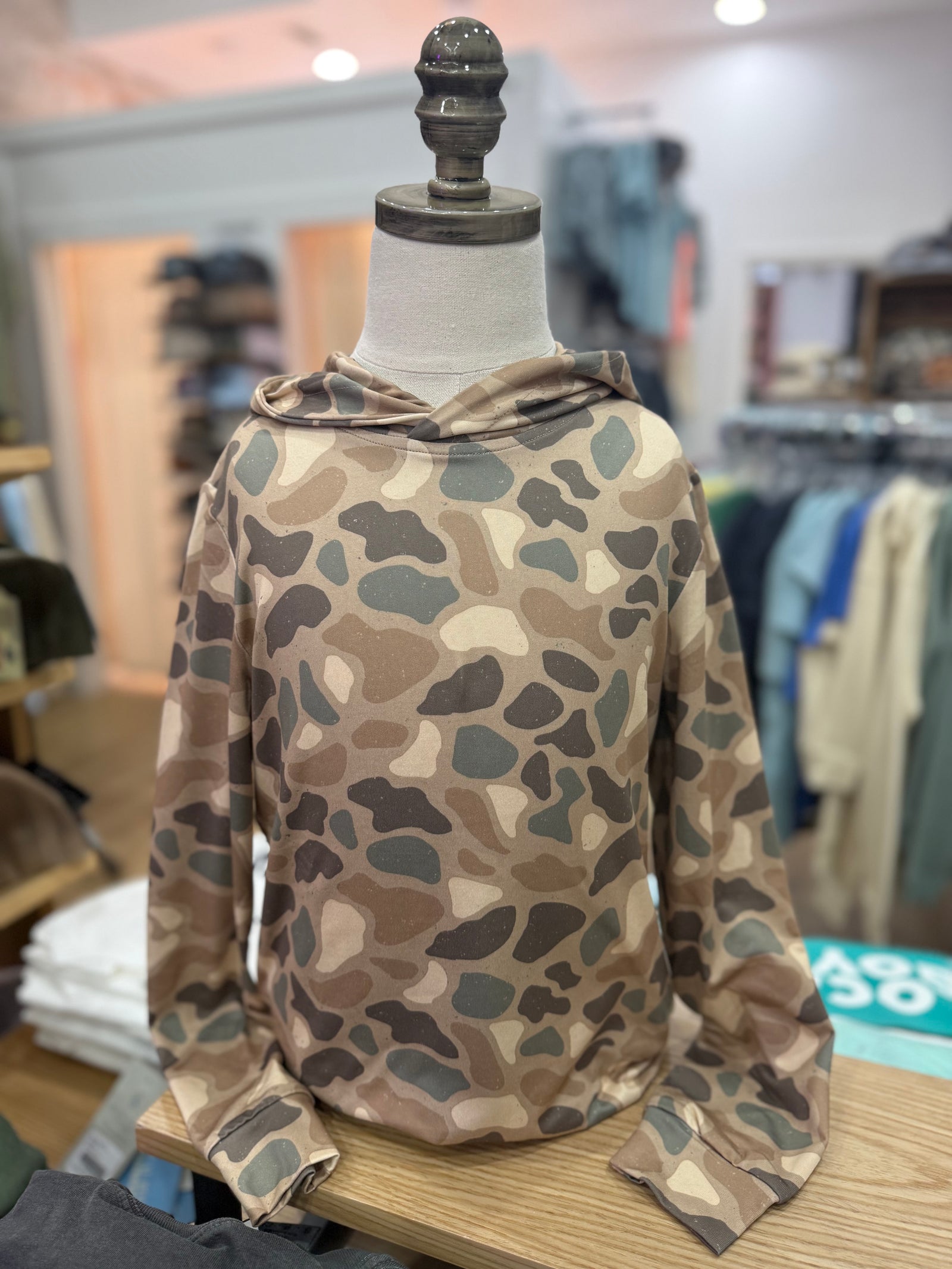 Burlebo Youth Performance Hoodie - Pintail Camo