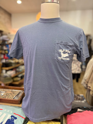 Old Row Chasing Tail Tee - Blue Jean
