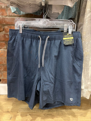 Burlebo Athletic Shorts - Heather Navy 5.5" & 7"