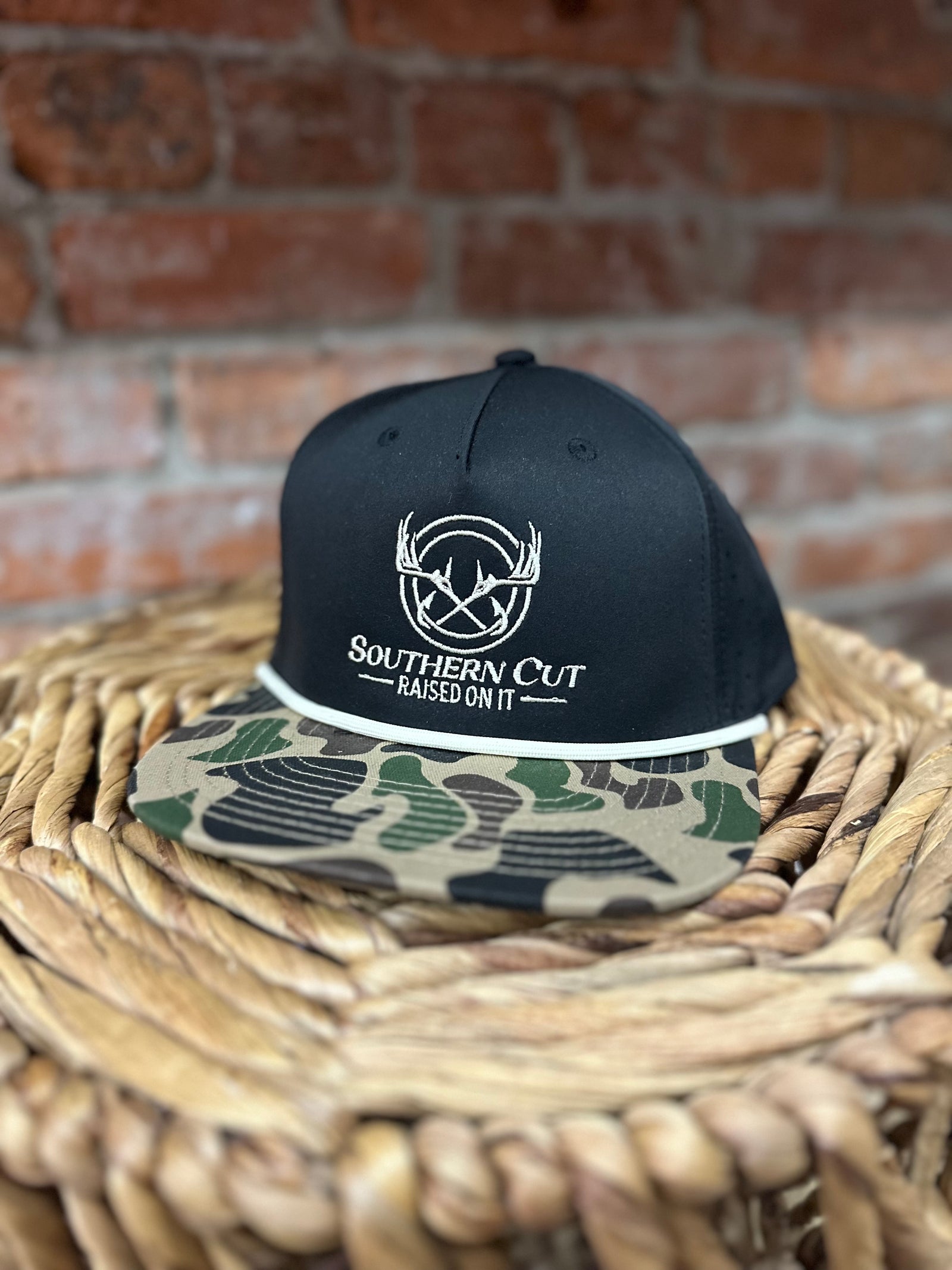 Southern Cut Duck Camo Bill Rope Hat