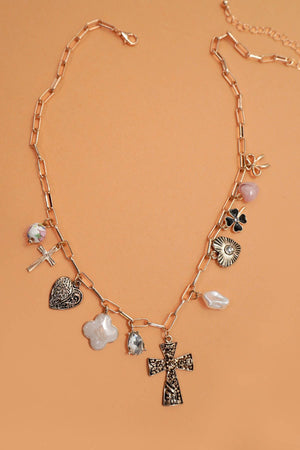 Count My Lucky Stars Charm Necklace