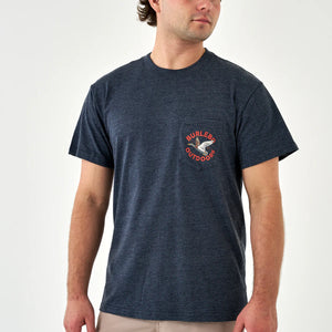 Old School Duck Hunt - Heather Navy
