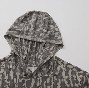 Honey Hole Performance Hoodie - Duck Boat Camo