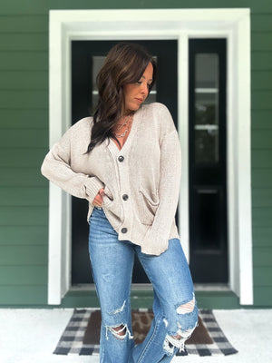 Karsyn Button Slouchy Cardigan