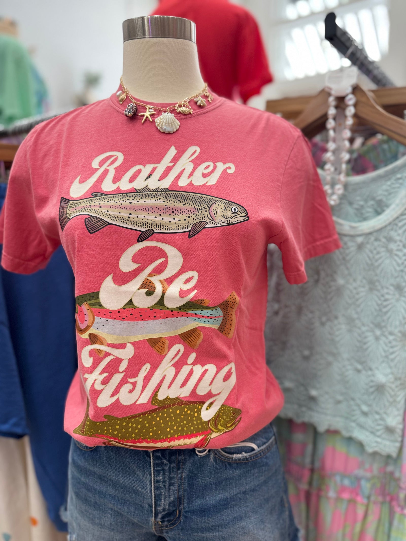 Rather Be Fishin' Comfort Colors Tee