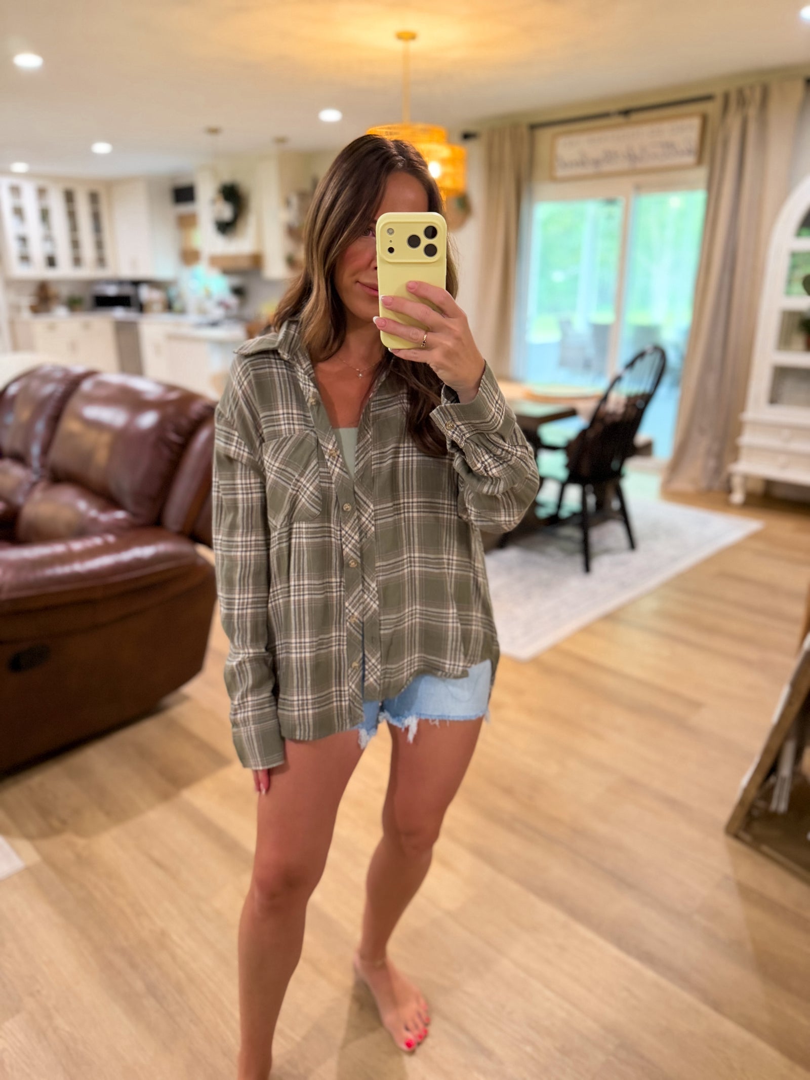 Desi Plaid Oversized Flannel