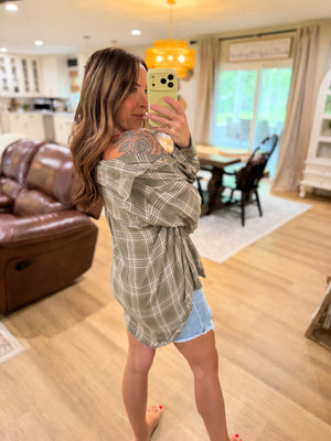 Desi Plaid Oversized Flannel