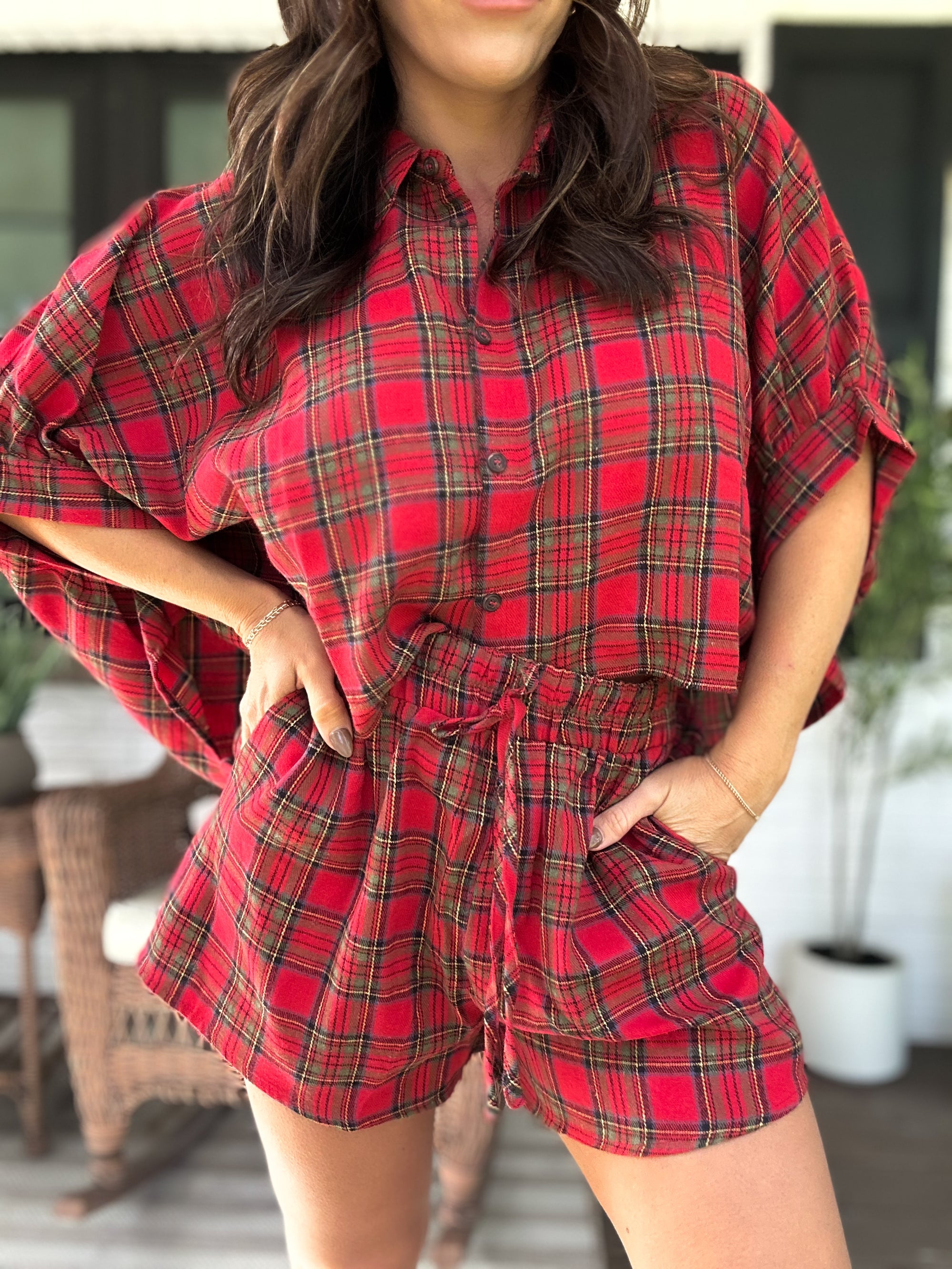 Joyce Plaid 2-piece Set
