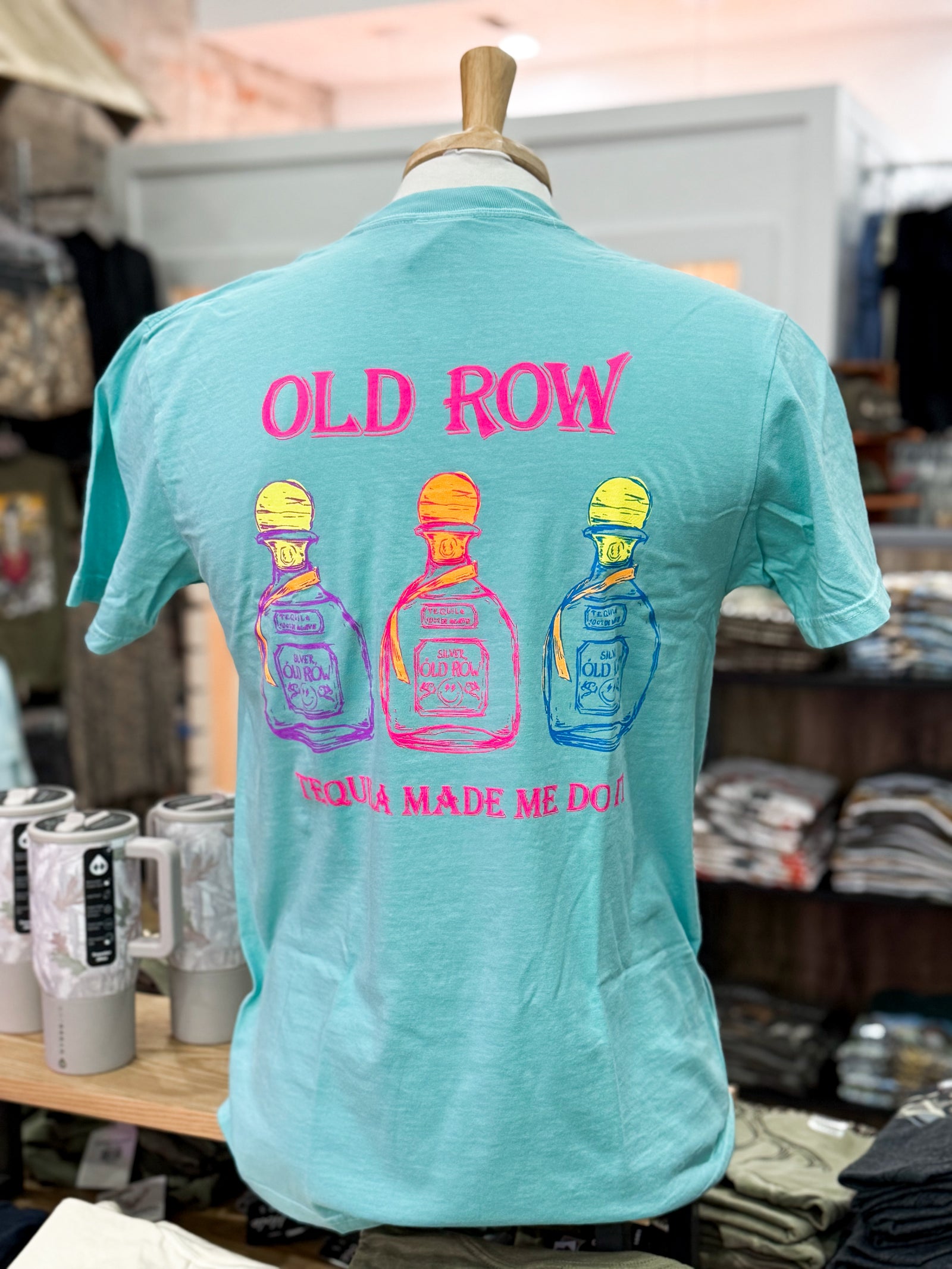 Old Row - Tequila Made Me Do It Pocket Tee