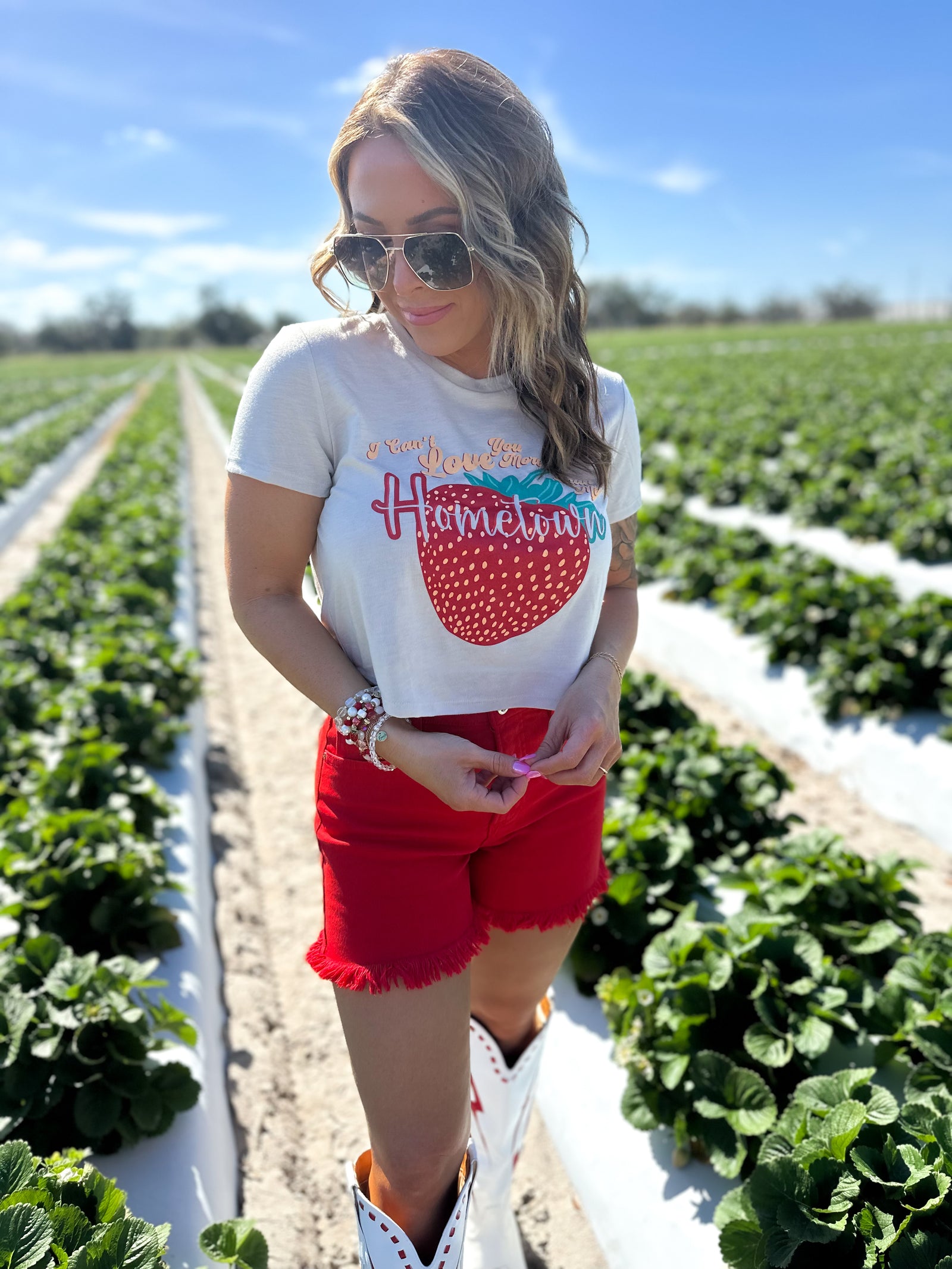 More Than My Hometown Cropped Tee