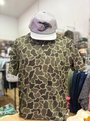 Local Boy Dirty Myrtle Polo - Brush Camo