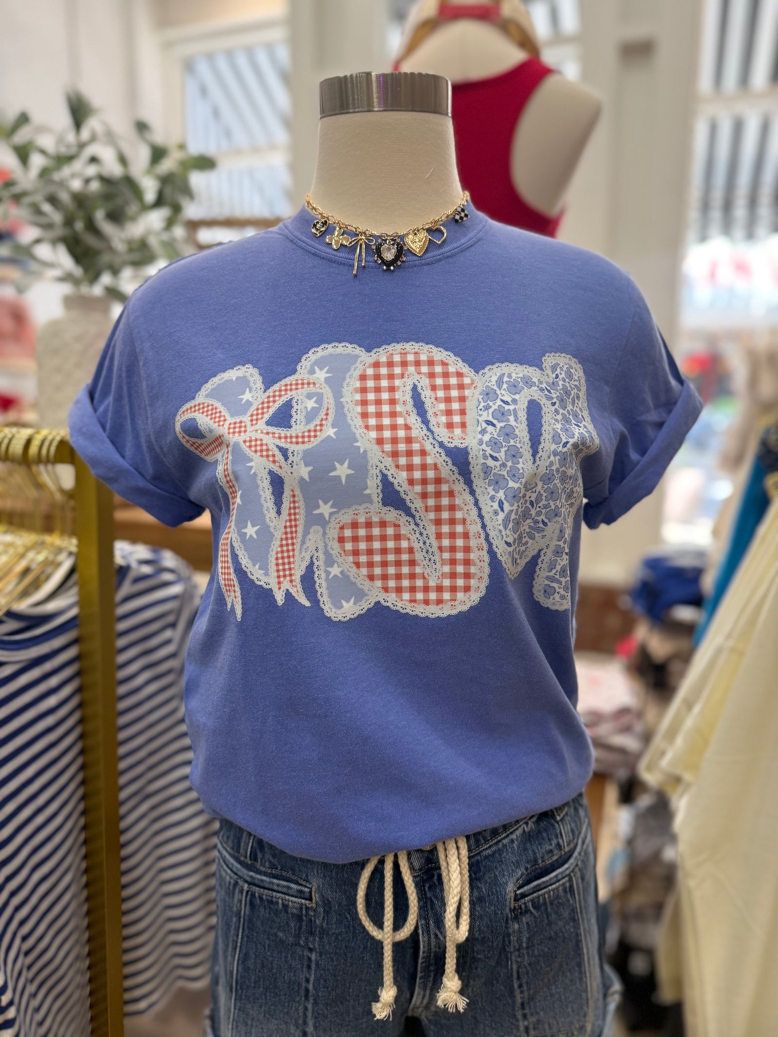USA Bow Comfort Colors Tee