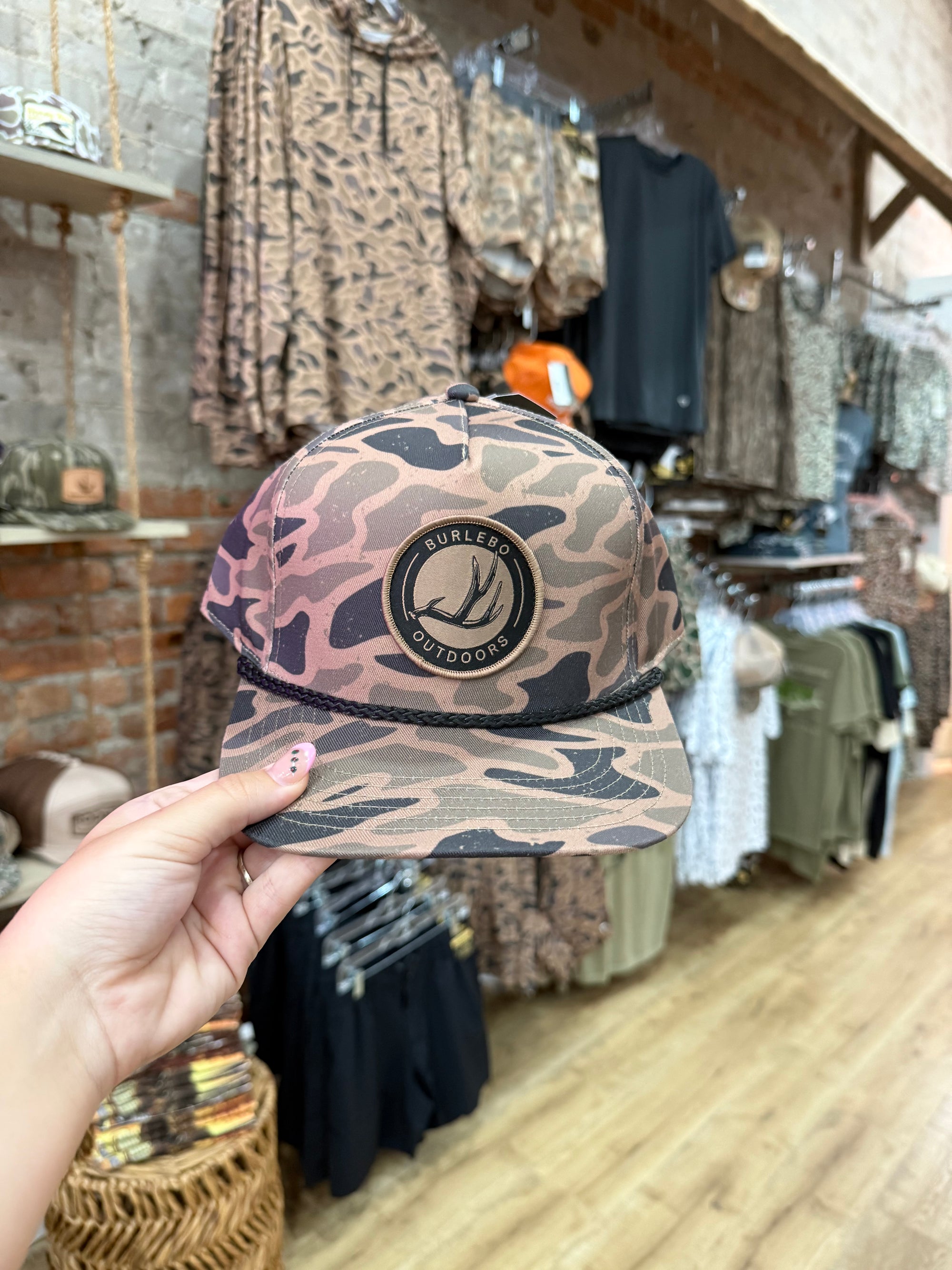 Burlebo Antler Patch Hat - Gauge Camo