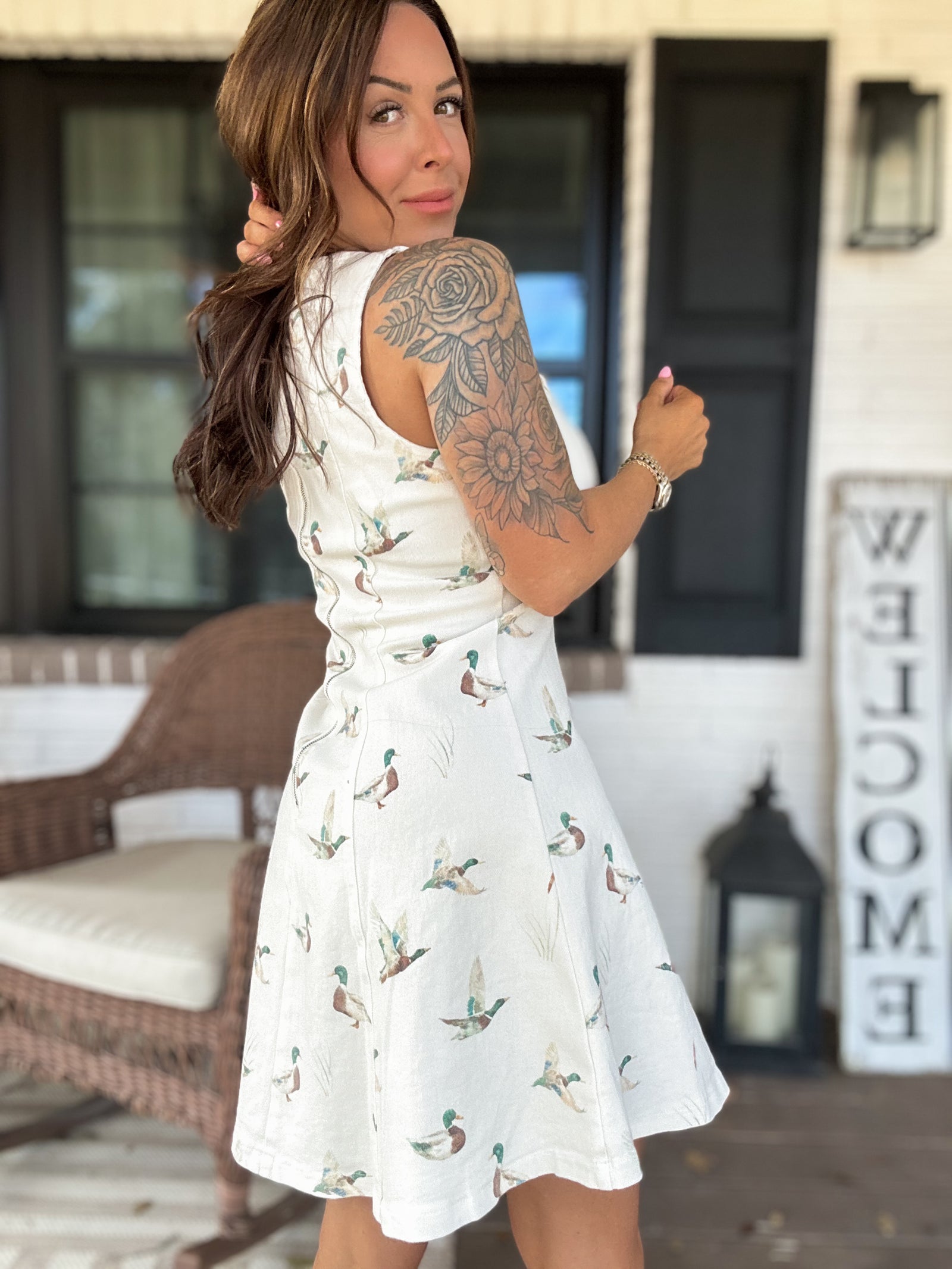 Kori Mallard Denim Mini Dress