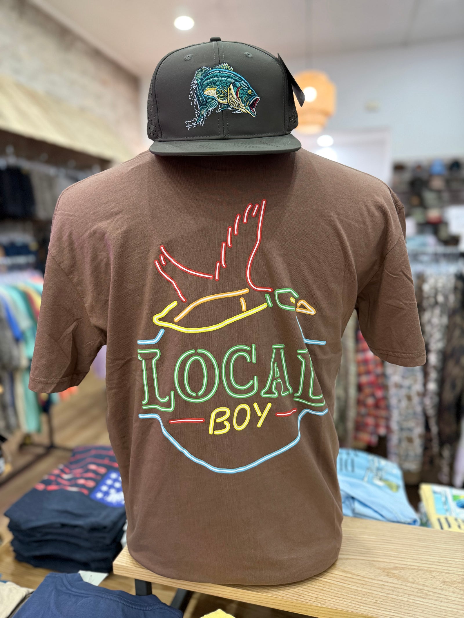 Local Boy Neon Duck Latte SS Tee