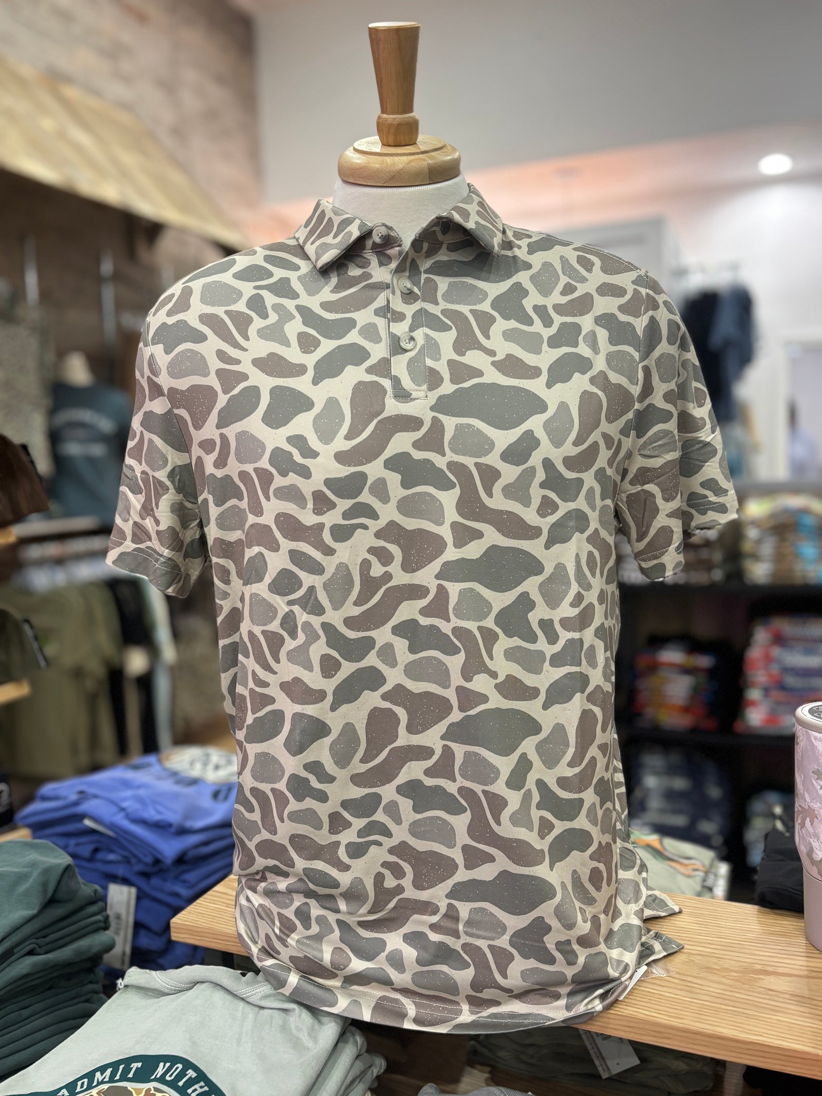 Burlebo Performance Polo - Classic Deer Camo