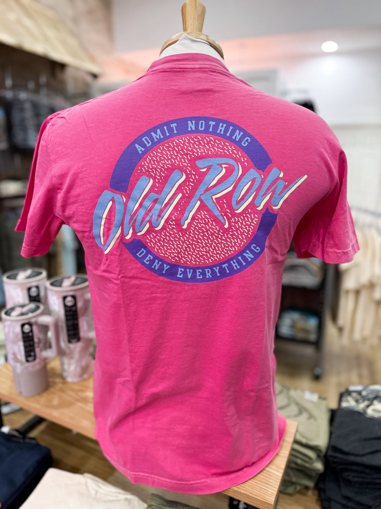 Old Row - Circle Logo Tee Crunchberry