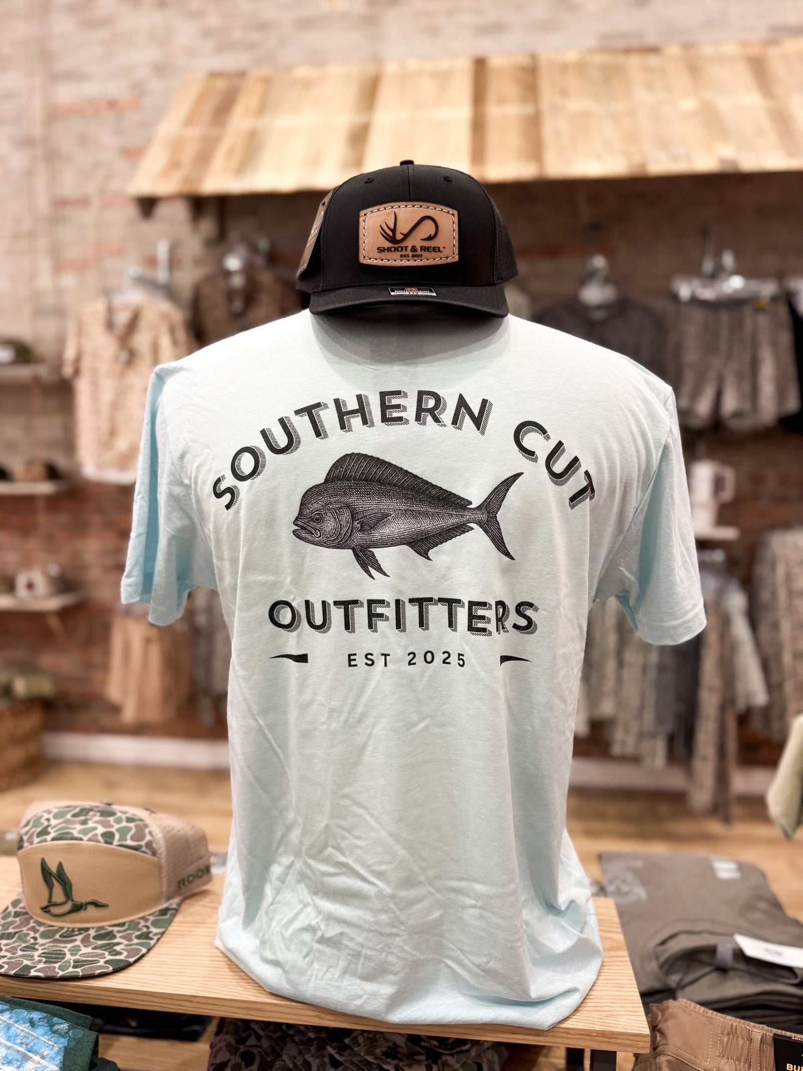 Southern Cut Mahi Perfect Fit Tee - Sky Blue