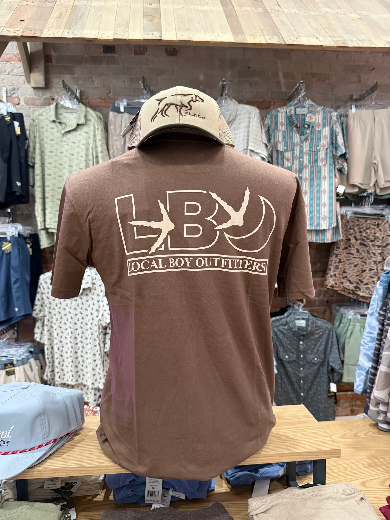 Local Boy Tracks SS Tee - Espresso