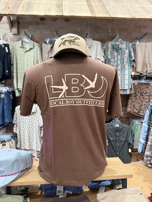 Local Boy Tracks SS Tee - Espresso
