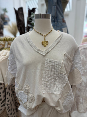 Faith Renee Patchwork Top