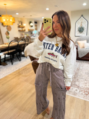 Outer Banks Embroidered Crew Neck